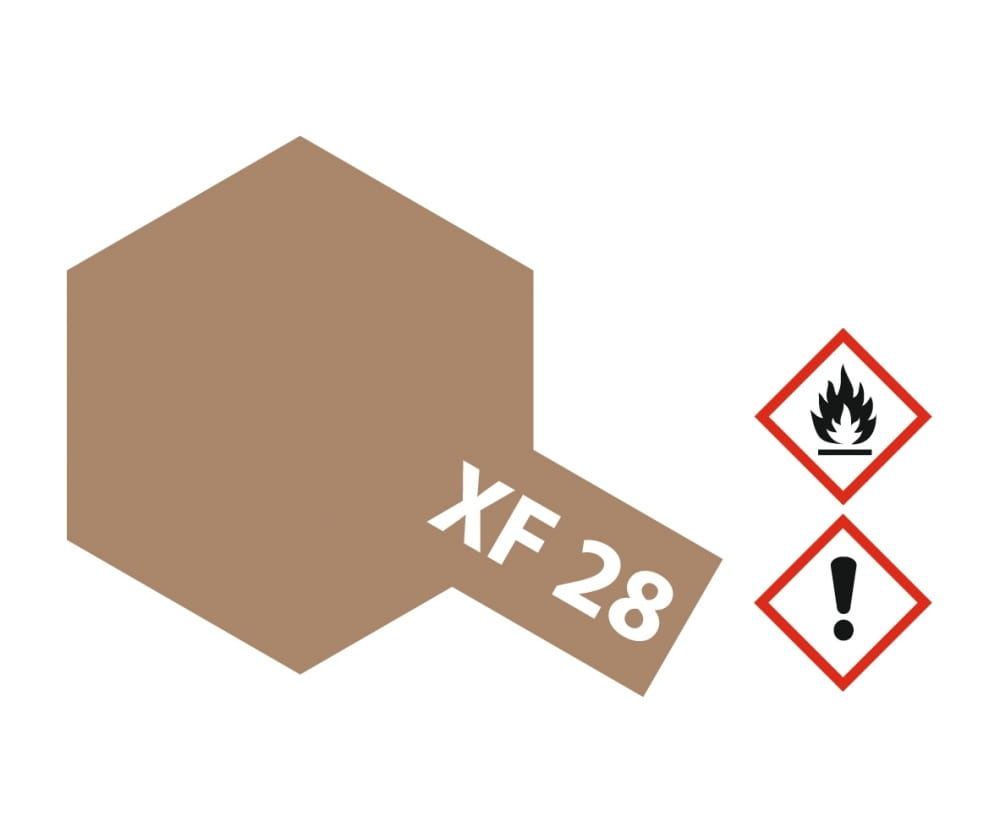 Tamiya Farbe Farbe XF-28 Kupfer Dunkel matt 10ml