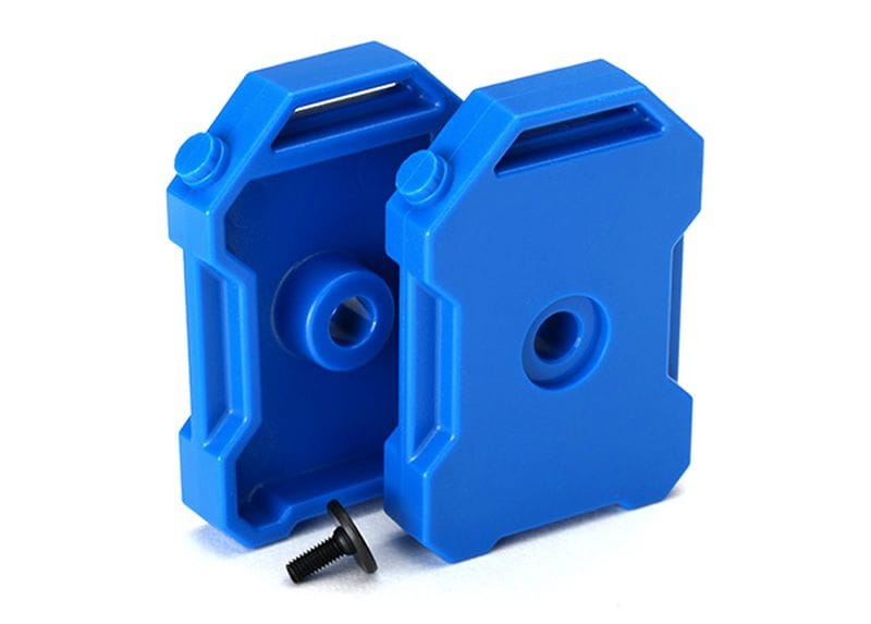 Traxxas Benzin-Kanister (blau) (2)/ 3x8 FCS (1)