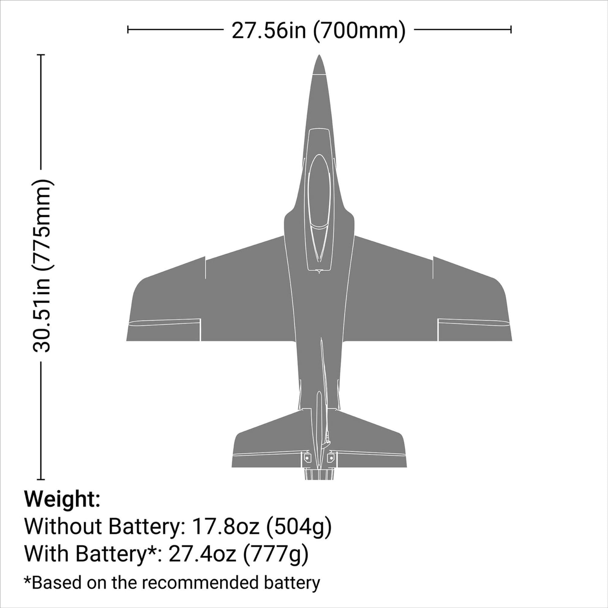 E-Flite Habu SS 50mm EDF RC Jet PNP