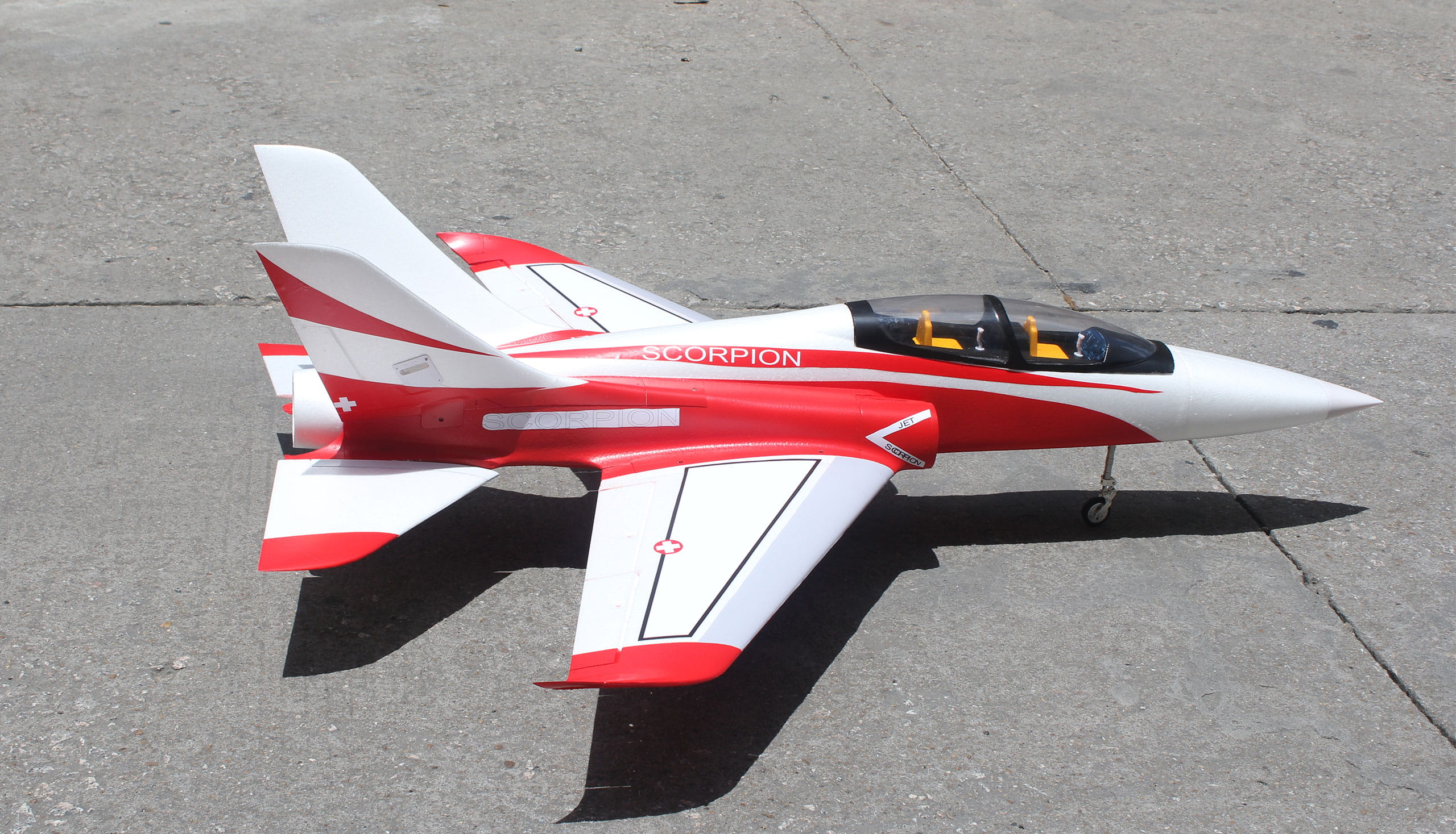 Amewi AMXFlight RC Flugzeug Super Scorpion 6-8S rot/weiß PNP Amewi AMXFlight RC Flugzeug Super Scorpion 6-8S rot/weiß PNP