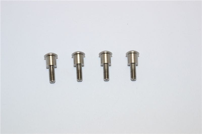 GPM Edelstahl Kingpins für C-Hub (4 Stk.) für Traxxas TRX4 & 6