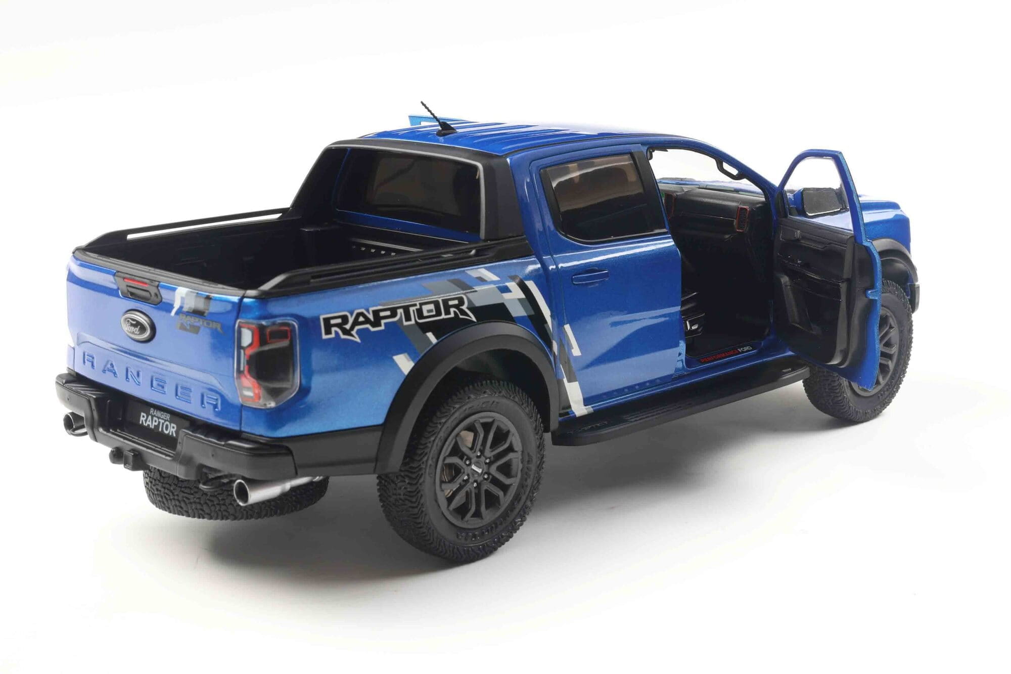 Solido 1_18 Ford Ranger Raptor blau 2024 Standmodellauto