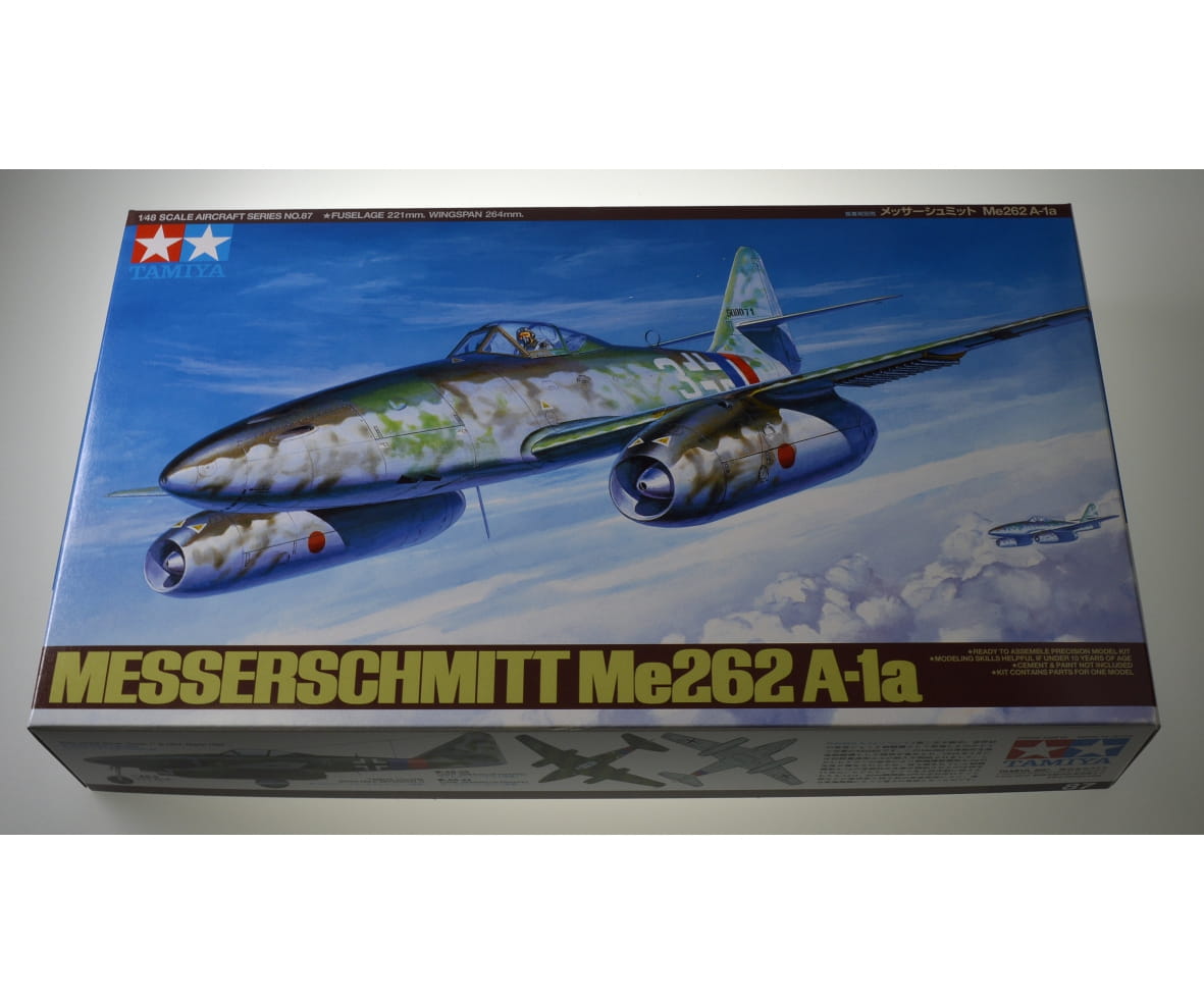 Tamiya 1:48 WWII Dt. Messerschmitt Me262 A-1A