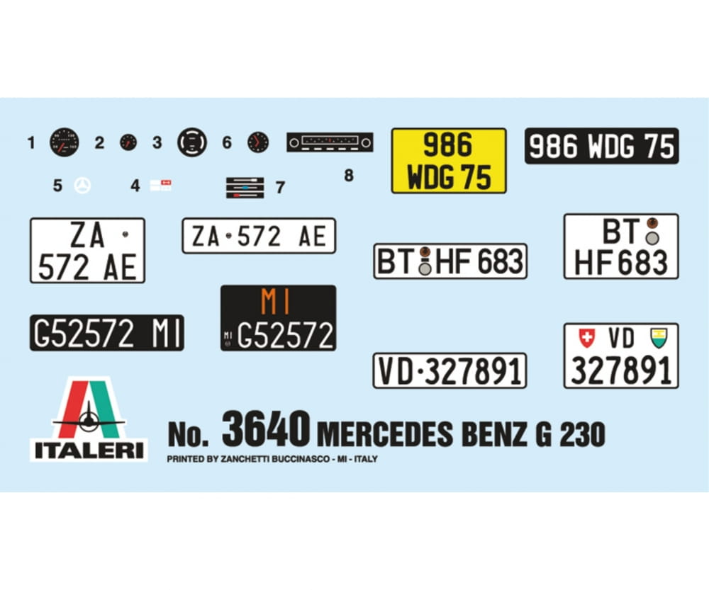 Italeri 1:24 Mercedes Benz G 230