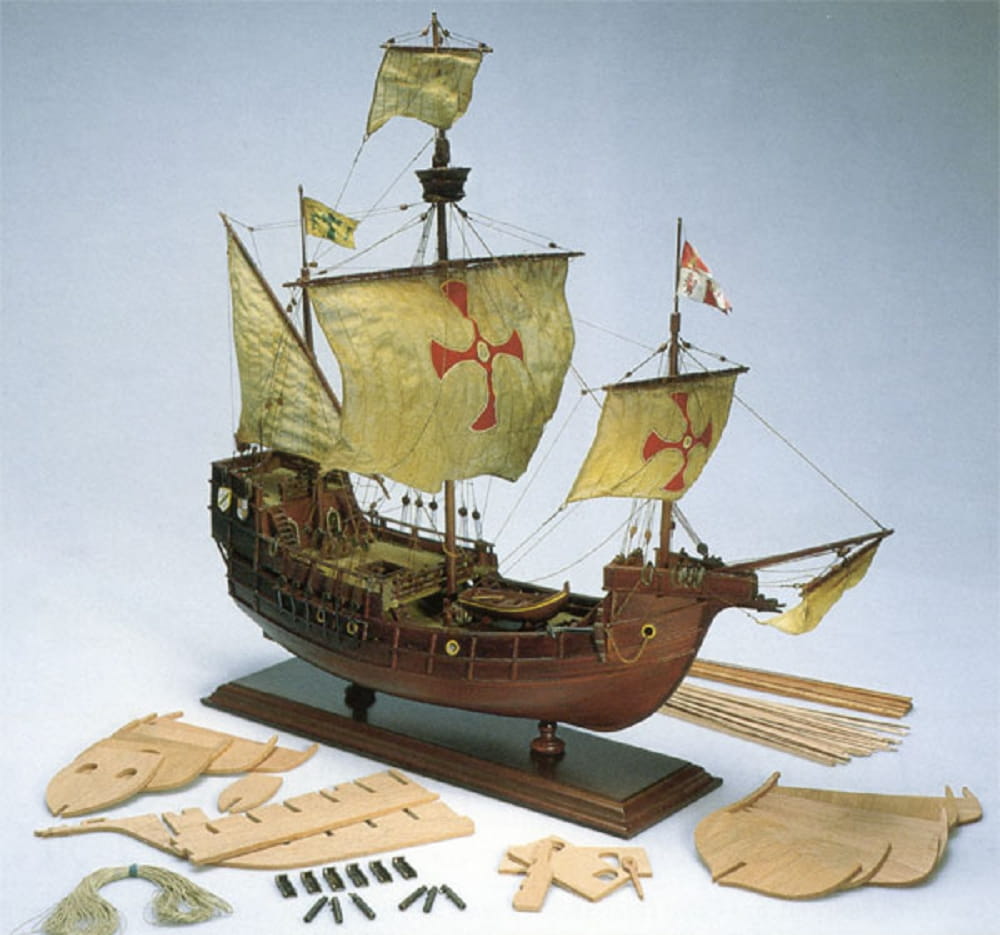 amati santa maria modellbauschiff 1 65 bausatz kolumbus schiff AMATI Santa Maria Modellbauschiff 1_65 Bausatz Kolumbus Schiff