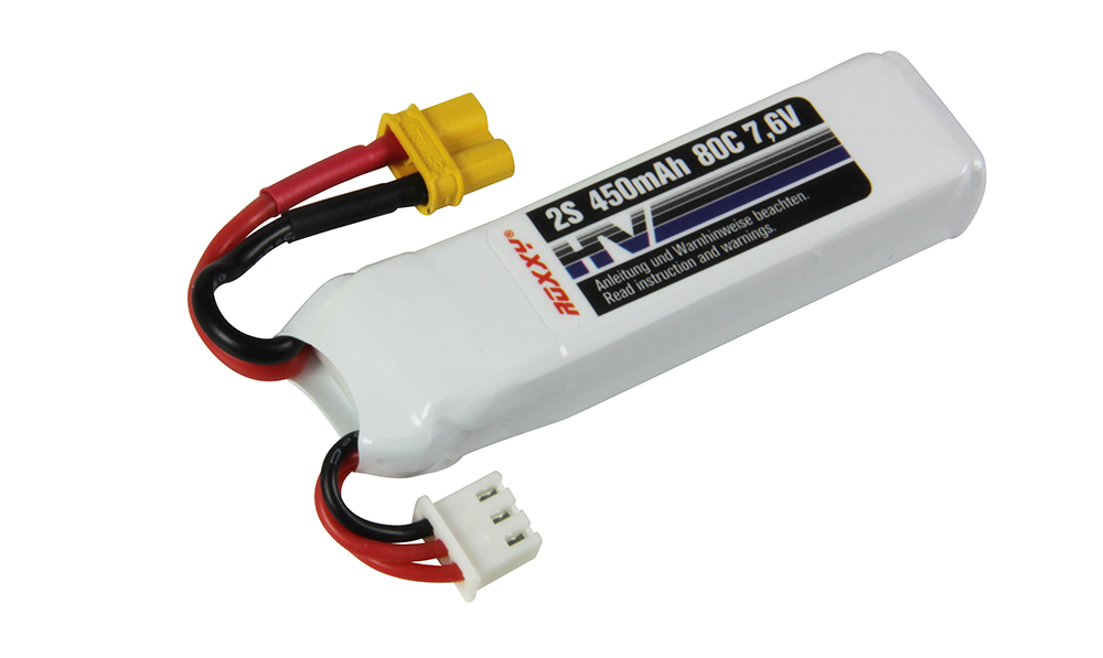 Multiplex Roxxy HV Lipo 2-450XT 7,6V 80C 3,42 Wh