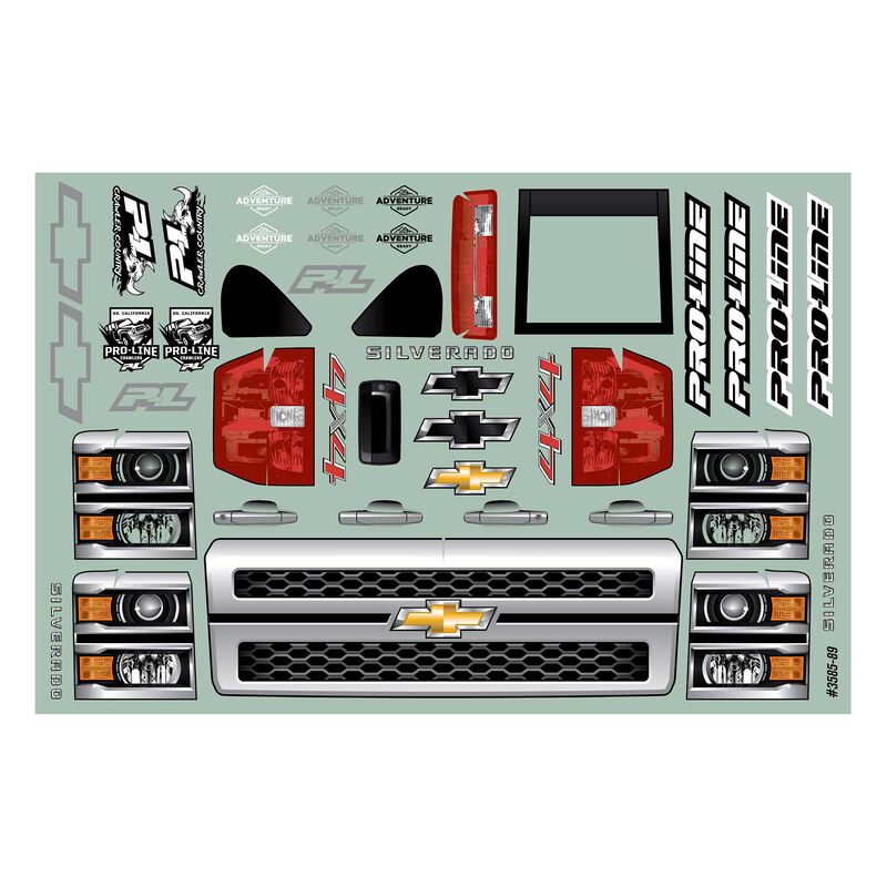 Proline 1_10 2015 Chevrolet Silverado Clr Bdy 13.9 WB - RC-Zubehoer