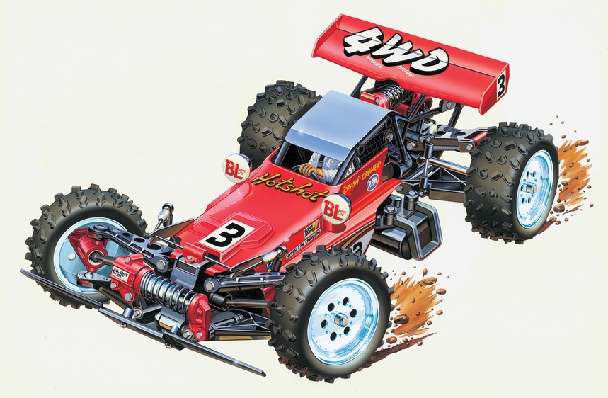 Tamiya RC 1:10 Buggy Hotshot 2007 4WD Limitierte Auflage
