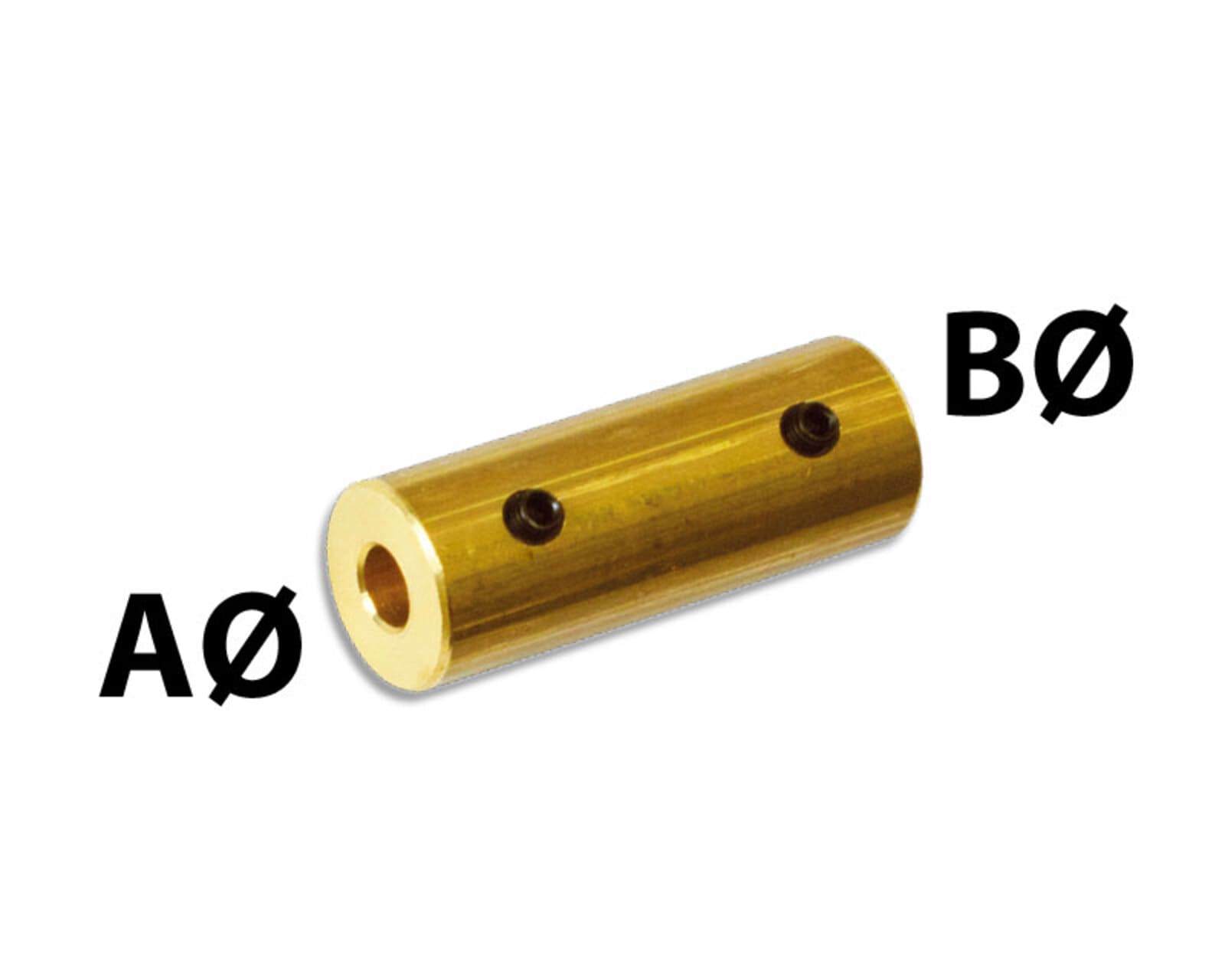 Direktkupplung 2_3 auf 4mm - Modellzubehoer