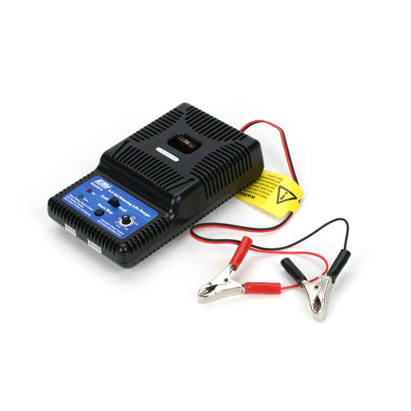 E-flite 12V 2-3S LiPo-Ladegeraet – Ladegeraet fuer LiPo-Akkus mit variabler Ladegeschwindigkeit