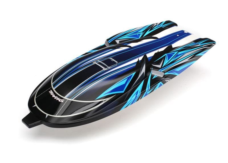 Traxxas Rumpfdeckel Spartan blaue Grafik