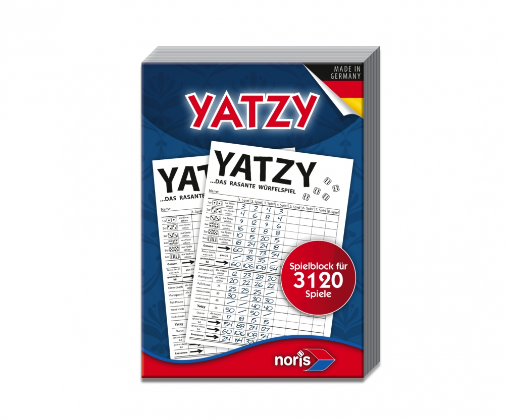 Noris Yatzy Spielblock - RC-Zubehoer