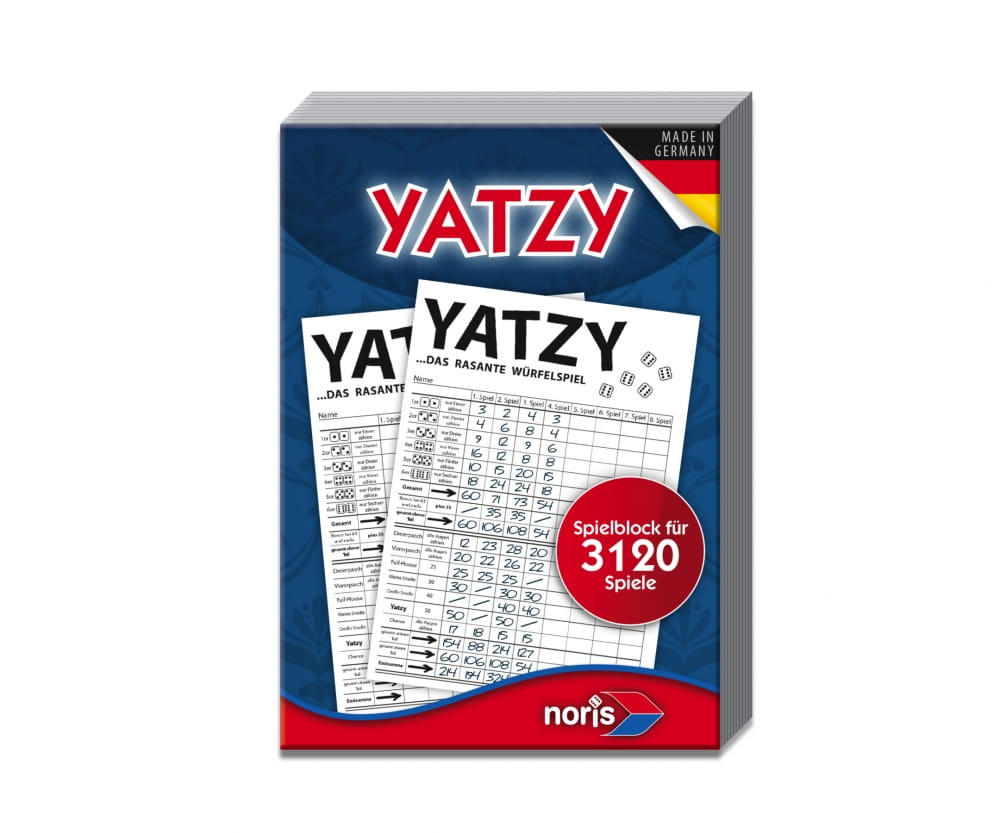 Noris Yatzy Spielblock Noris Yatzy Spielblock - RC-Zubehoer