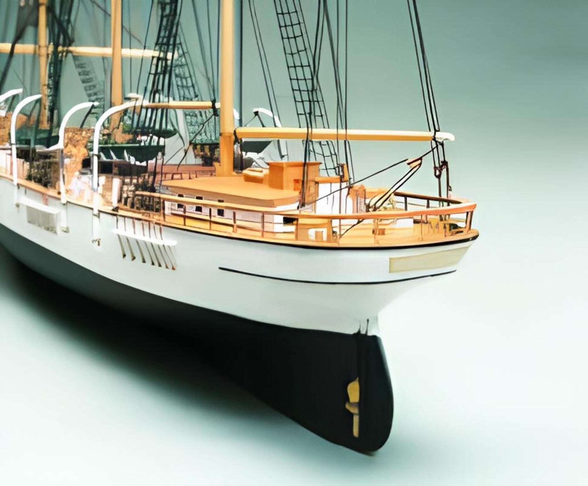 Mercator Schulschiff 1_120 Baukasten - Historisches Schiffsmodell aus Holz