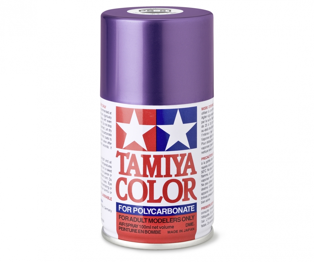 Tamiya PS-51 Purple Anodized Sprühfarbe 100ml für Polycarbonat ( Lexanfarbe )