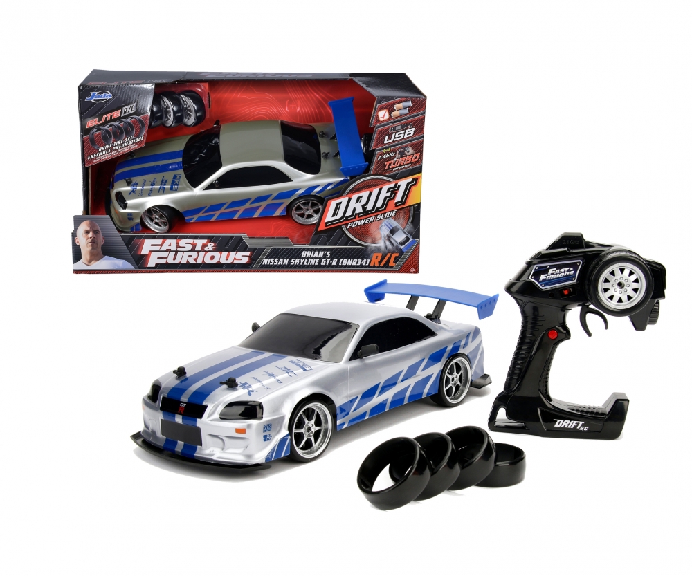 Jada Toys Fast _ Furious RC Nissan Skyline GTR 1_10