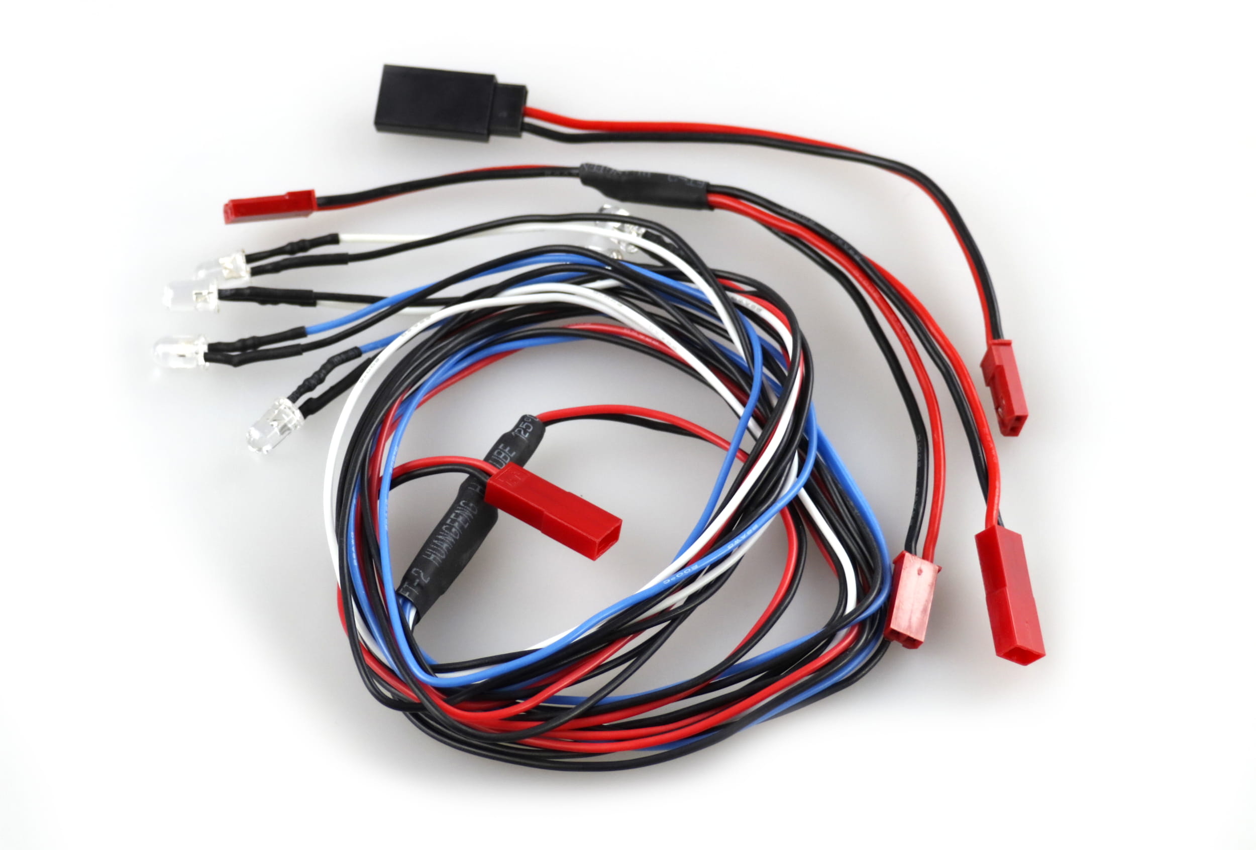 Amewi LED Licht System 5mm_ 2x rot 2x weiss_ 2x blau_ 3_4V-8_4V - RC-Zubehoer