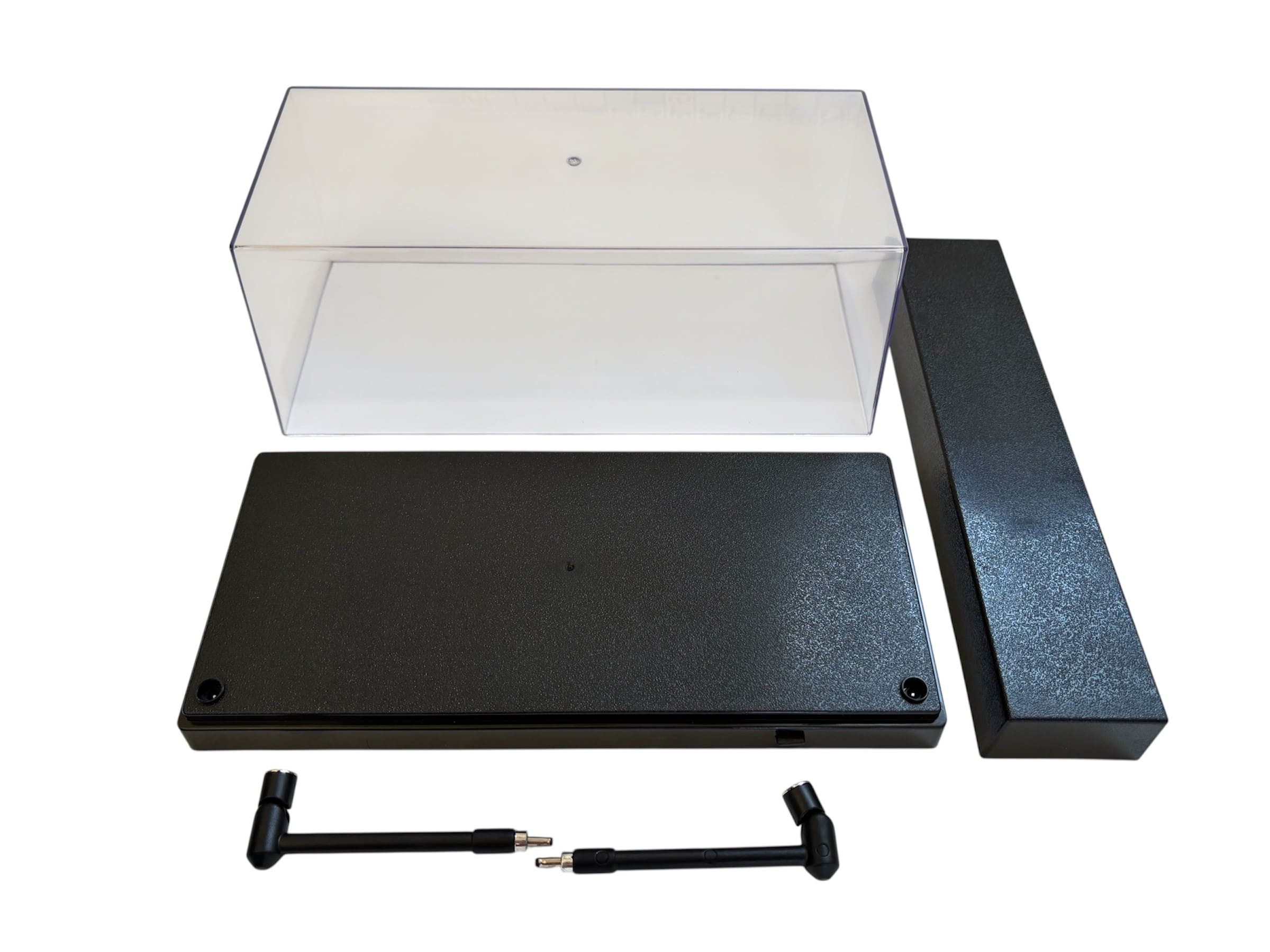Triple9 LED-Vitrine fuer Modellautos 1_43_1_64 Schwarz mit Beleuchtung_