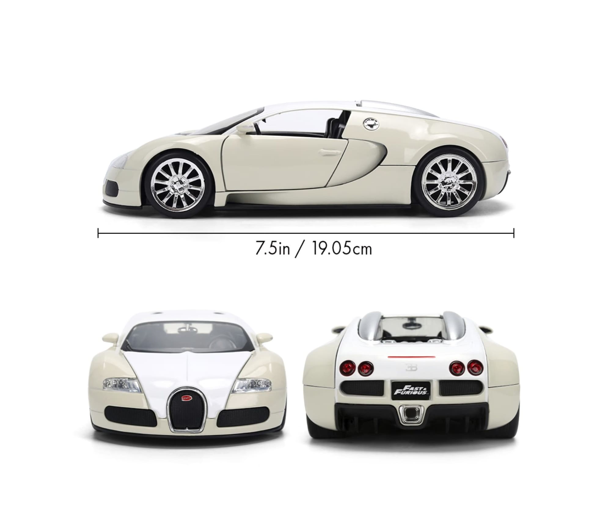 Jada Toys Fast _ Furious Bugatti Veyron 2011 1_24 weiss