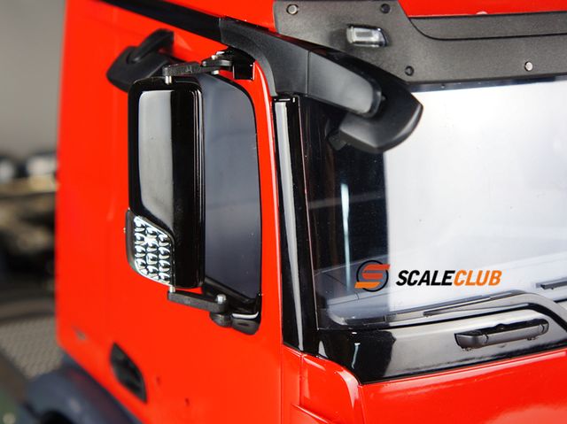 ScaleClub 1_14 Spiegelhalter aus Metall anklappbar fuer Tamiya MAN - RC-Zubehoer