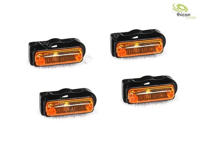 Lesu 1_14 Seitenbegrenzungsleuchten mit LED 2V 12mA 4 Stueck - RC-Zubehoer