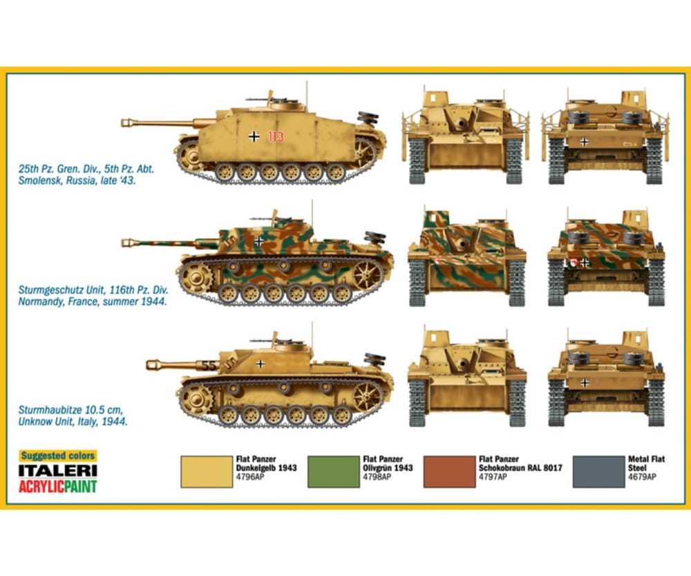 Italeri 1:72 Sd.Kfz 142/1 Sturmgesch.III