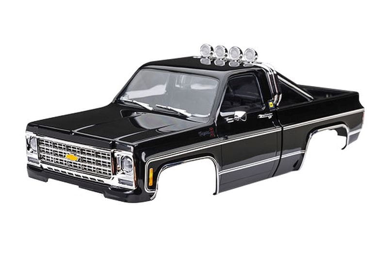 Traxxas Crawler Karosserie TRX-4M High Trail Chevy K10 schwarz komplett