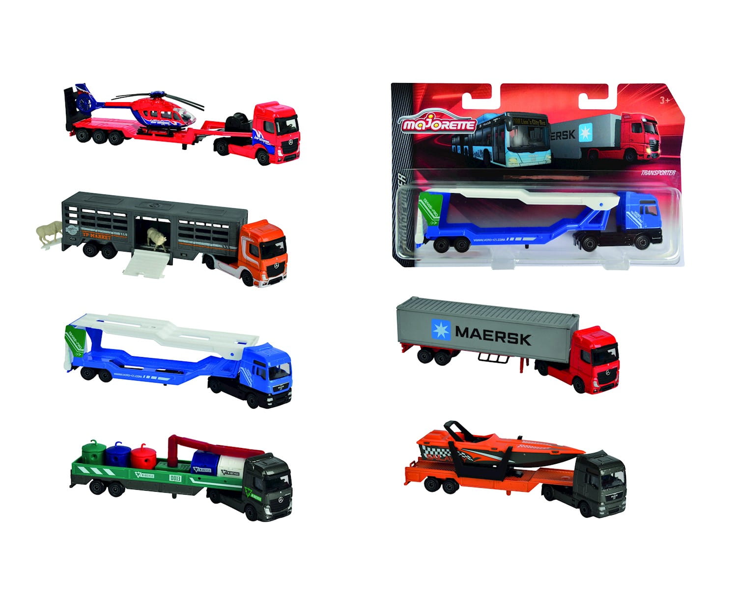 Majorette Transporter, 6-sort. Lieferumfang 1 Stück Majorette Transporter, 6-sort. Lieferumfang 1 Stück