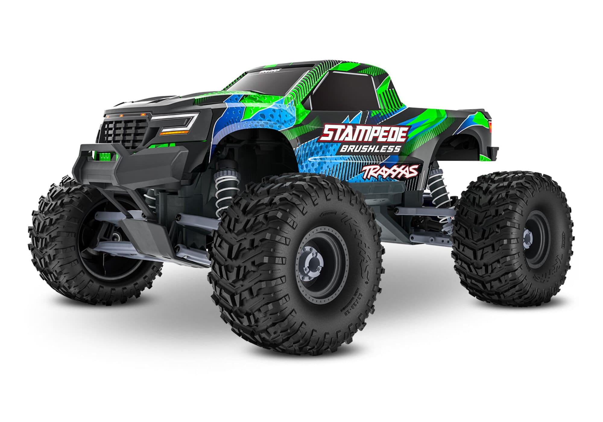 Traxxas Stampede 2WD Monster Truck 1:10 VX3 Brushless RTR Grün