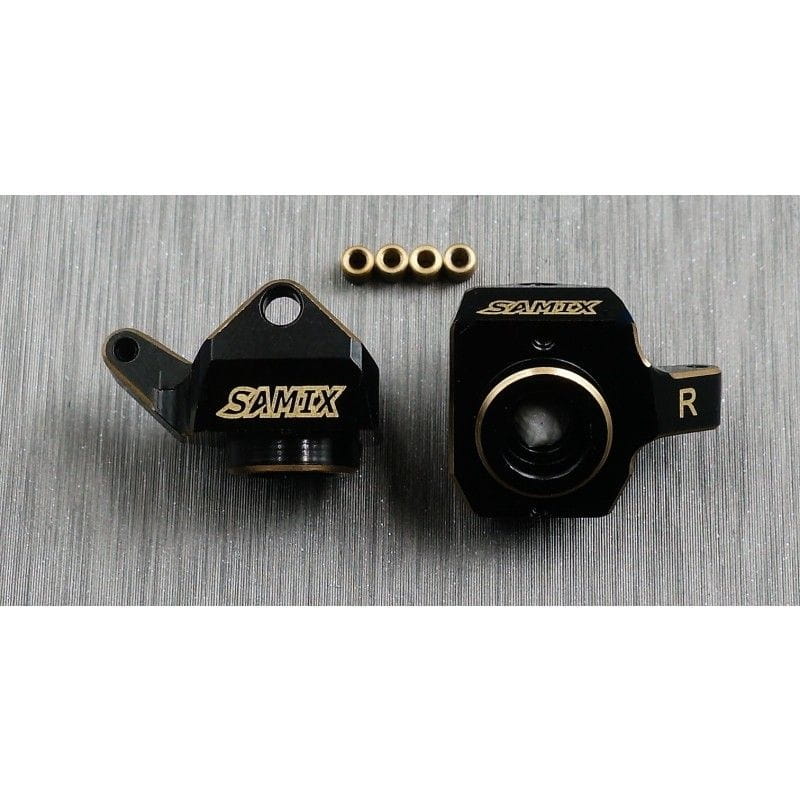 SAMIX brass heavy steering knuckle für SCX-24 1 left / 1 right SAMIX brass heavy steering knuckle fuer SCX-24 1 left _ 1 right - RC-Zubehoer