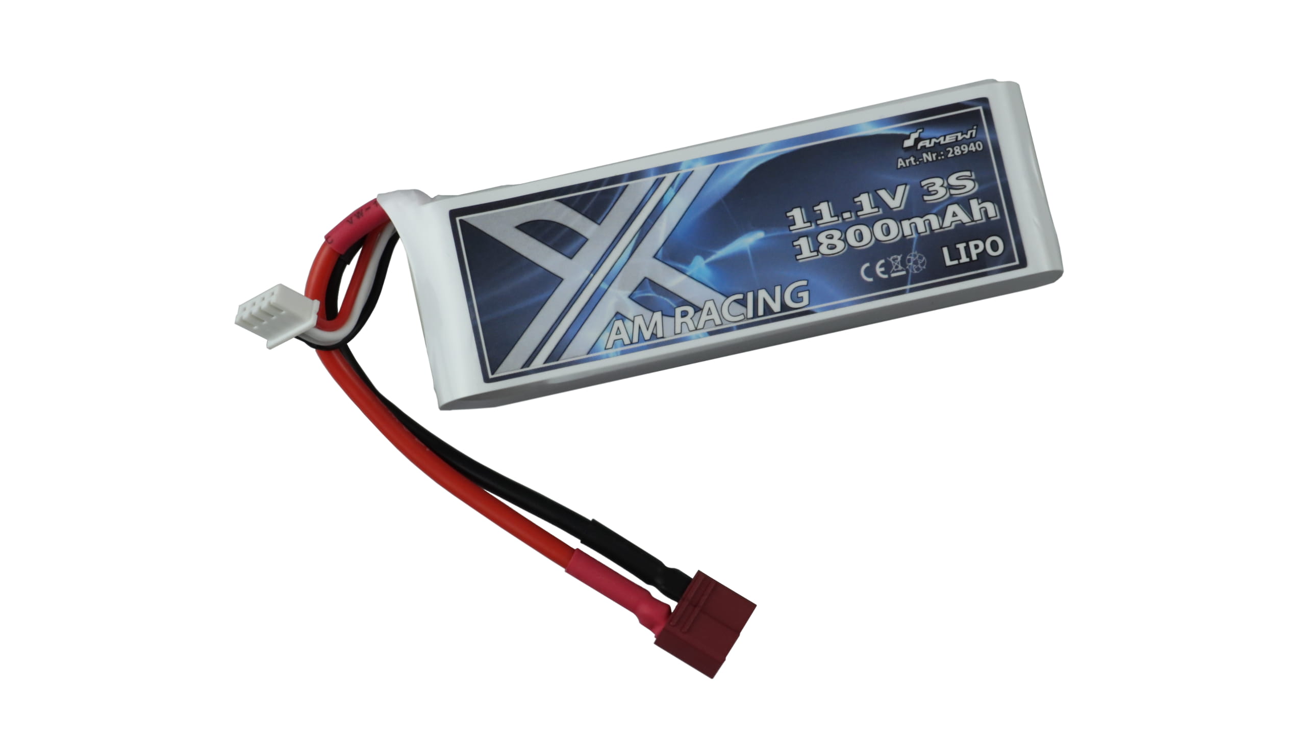 Amewi Lipo Akku 3S 11,1V 1800mAh Softcase, T - Plug