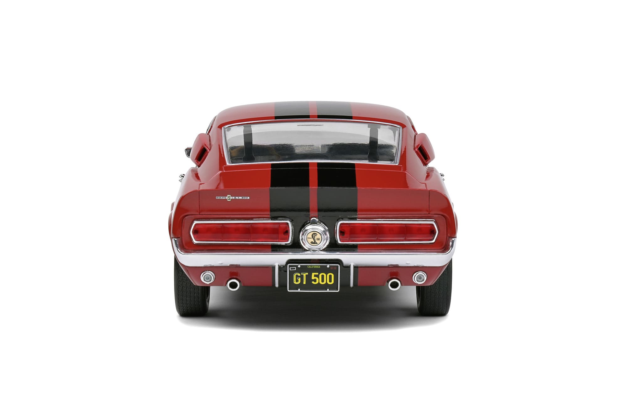 Solido Shelby Mustang GT500 1967 Modellauto 1_18 Burgunder Rot