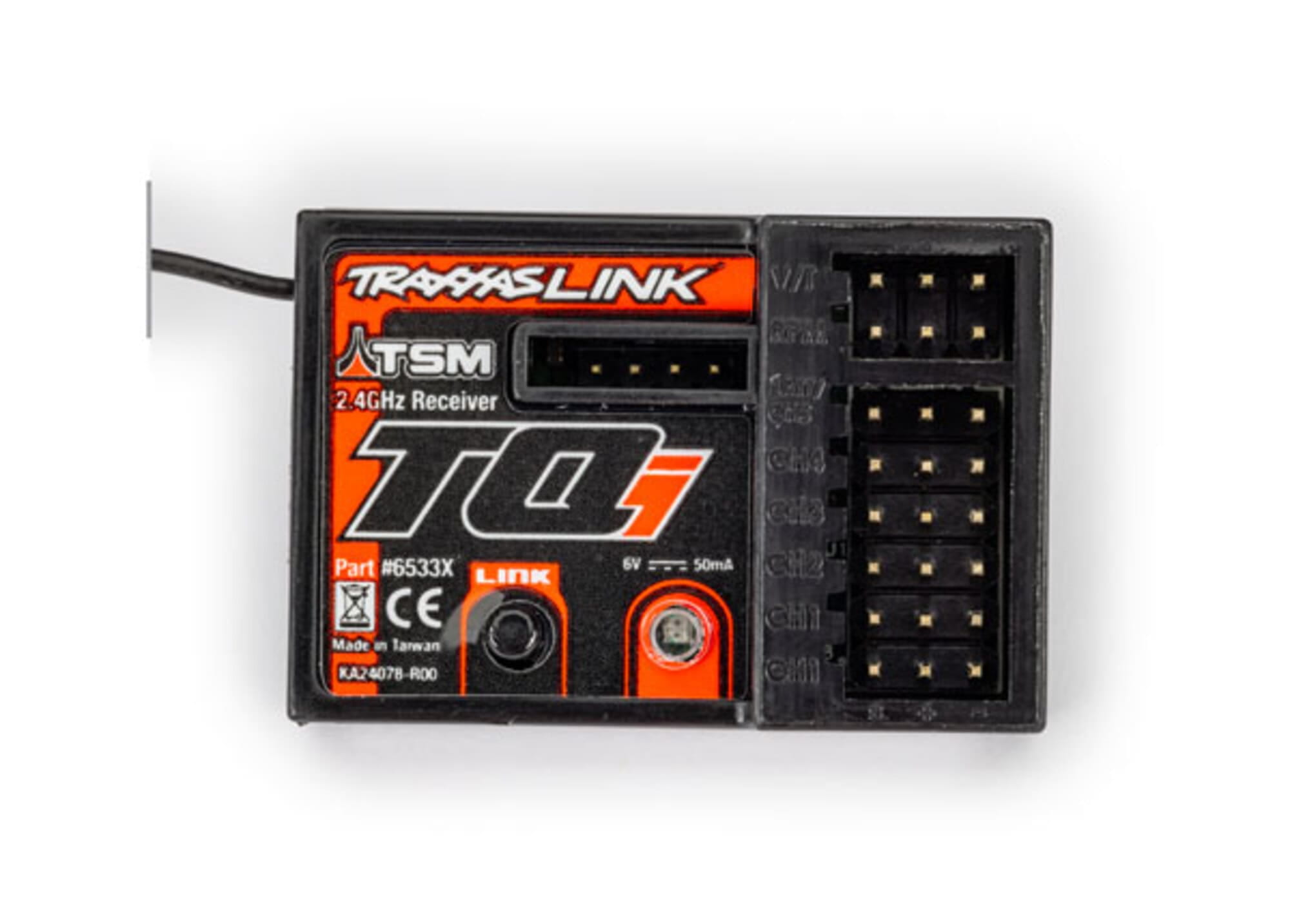 Traxxas TQi 5-Kanal Empfaenger mit Telemetrie 2.4GHz fuer Ford Mustang