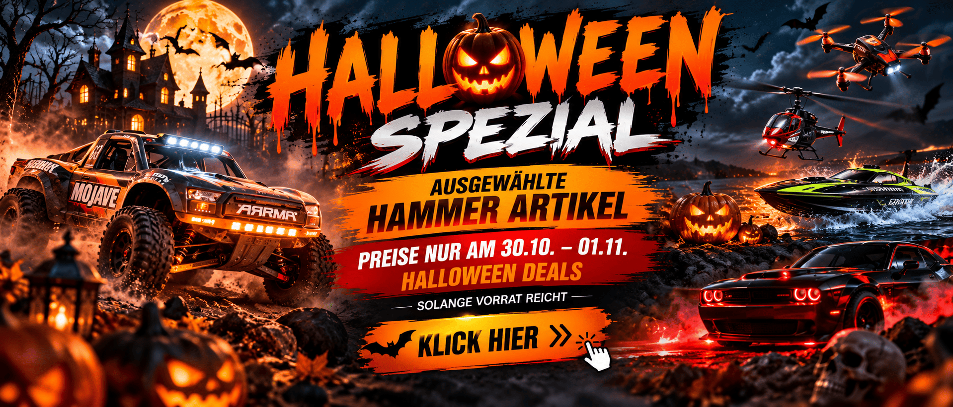 Halloween Deals 2026 – RC-Modelle im Angebot