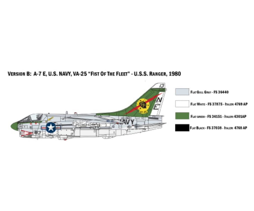 Italeri 1:72 A-7E Corsair II