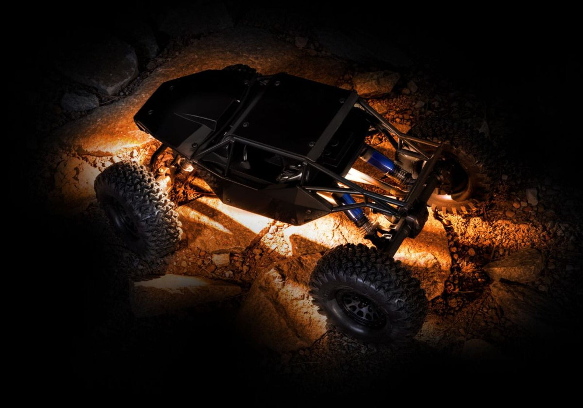 Traxxas TXC-4M Orange Rock Lights orange LED-Unterbodenbeleuchtung fuer Extreme Crawler 1_18