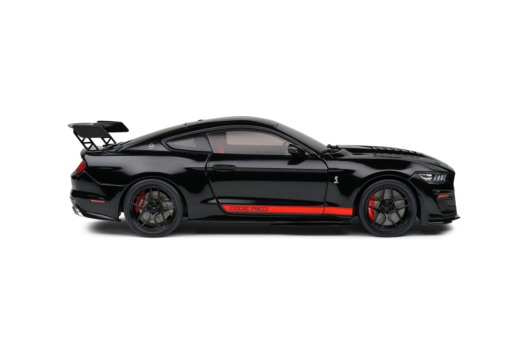 Solido Shelby GT500 Code Red Schwarz Standmodellauto im Massstab 1_18