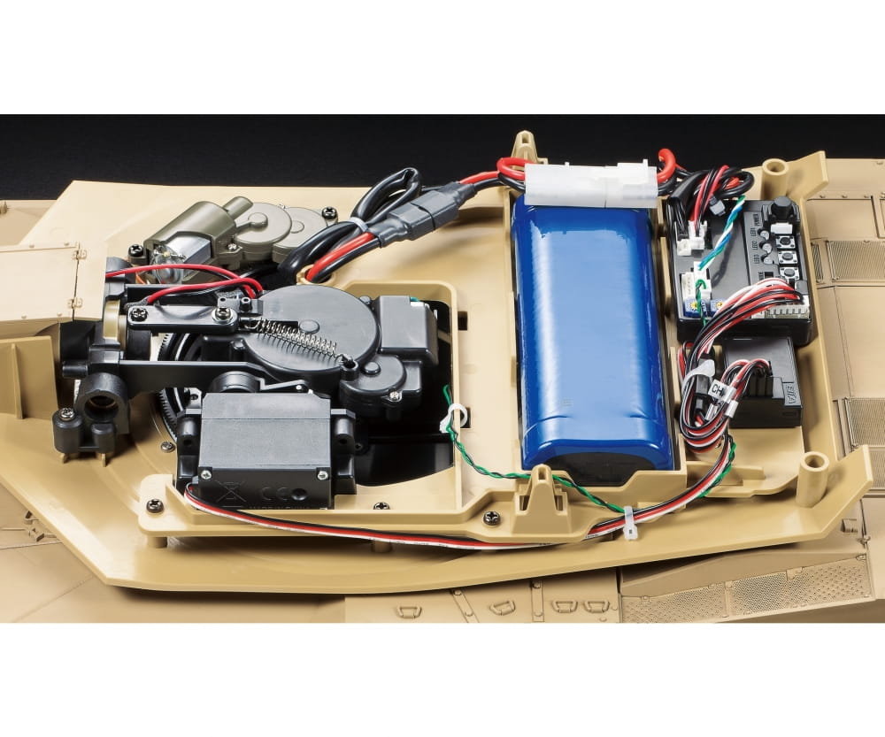 Tamiya RC Panzer US M1A2 Abrams Full Option 1:16 Bausatz Tamiya RC Panzer US M1A2 Abrams Full Option 1:16 Bausatz