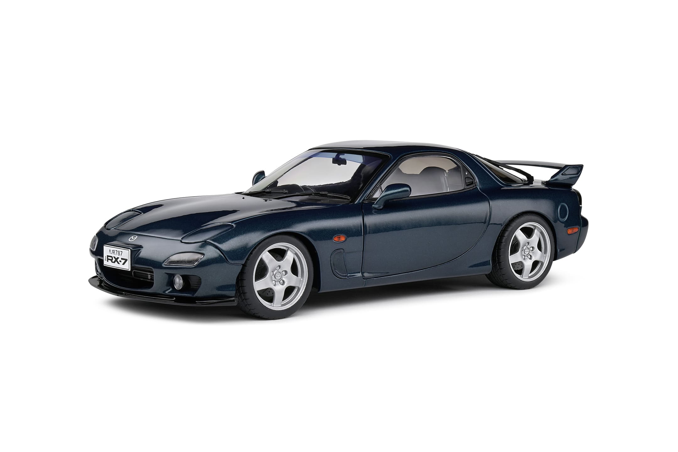 Mazda RX-7 FD3RS Modell 1_18 1994 in Montego Blue Mica_ Die-cast_ bewegliche Tueren