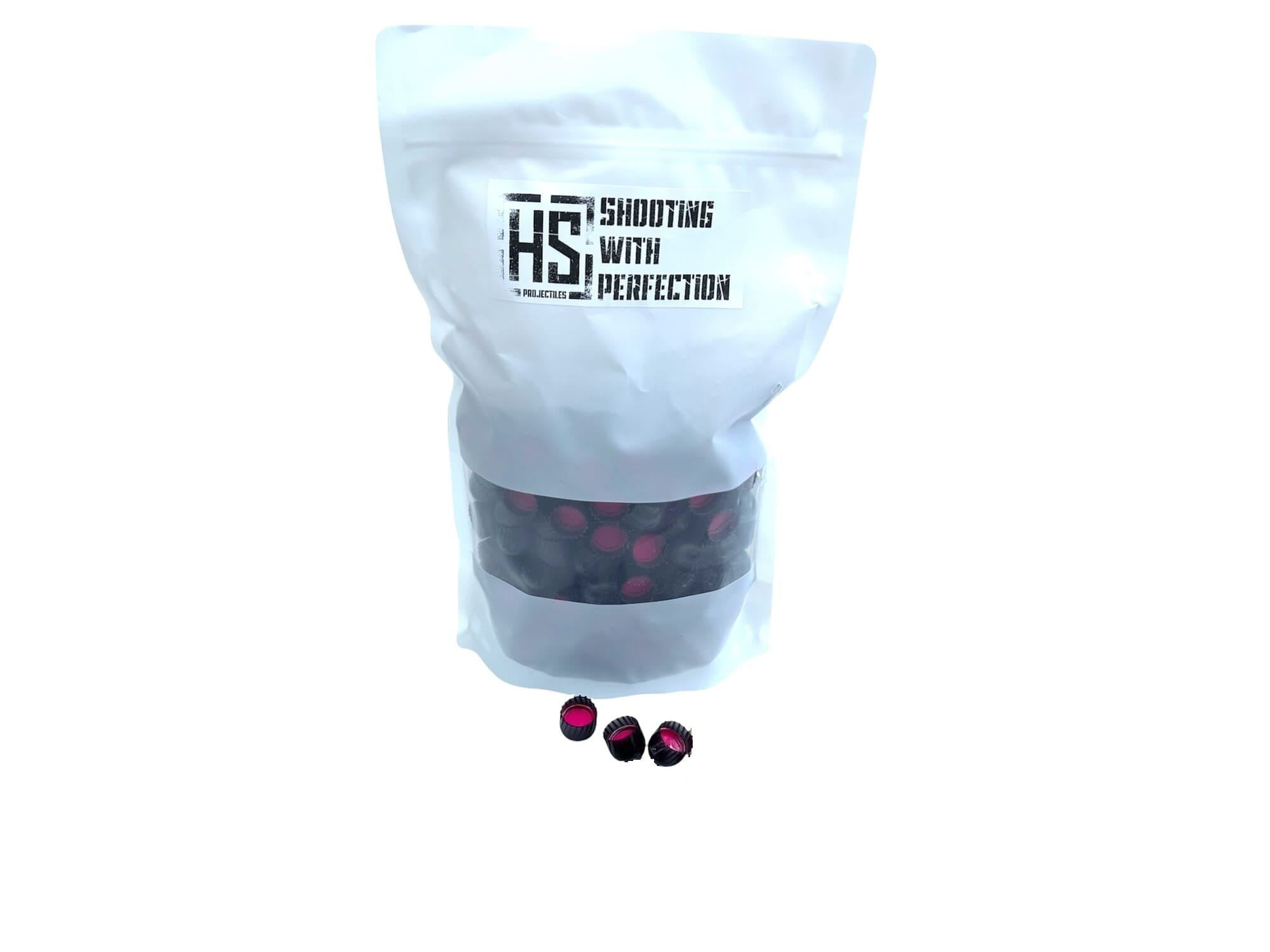 HS Projectiles Trainingsprojektile Paintball 100 Stueck Schwarz Pink MagFed