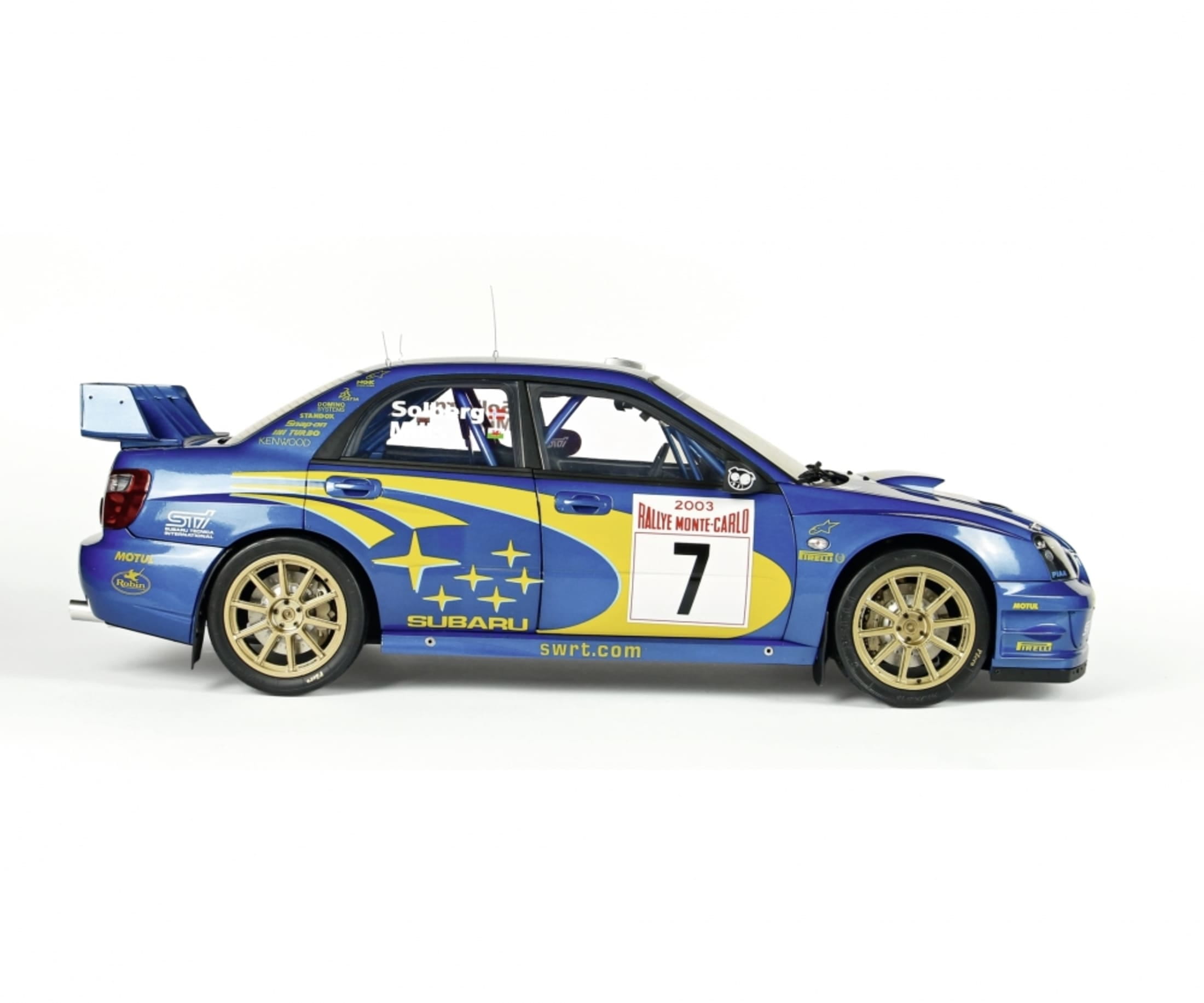 1:8 IXO Subaru Impreza Rally MC 2003 Modellauto Bausatz - Licht & Sound