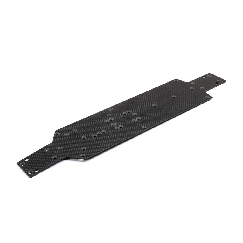 Losi Carbon Fiber Chassis_ 2.5mm_ 22X-4 - RC-Zubehoer