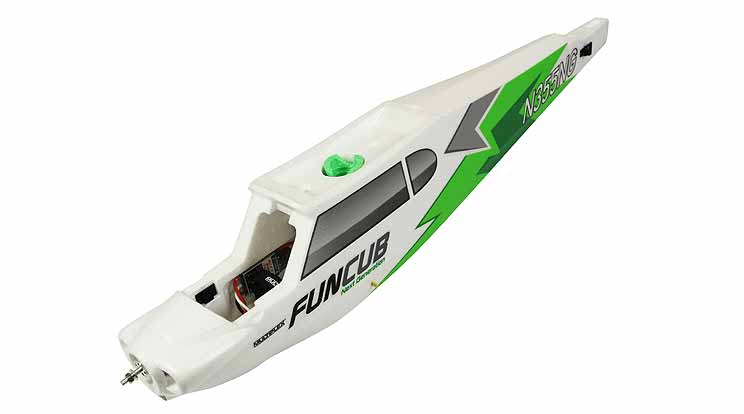 Multiplex RR Rumpf FunCub NG _mit RC_ Antrieb_ Dekor gruen_ - RC-Zubehoer