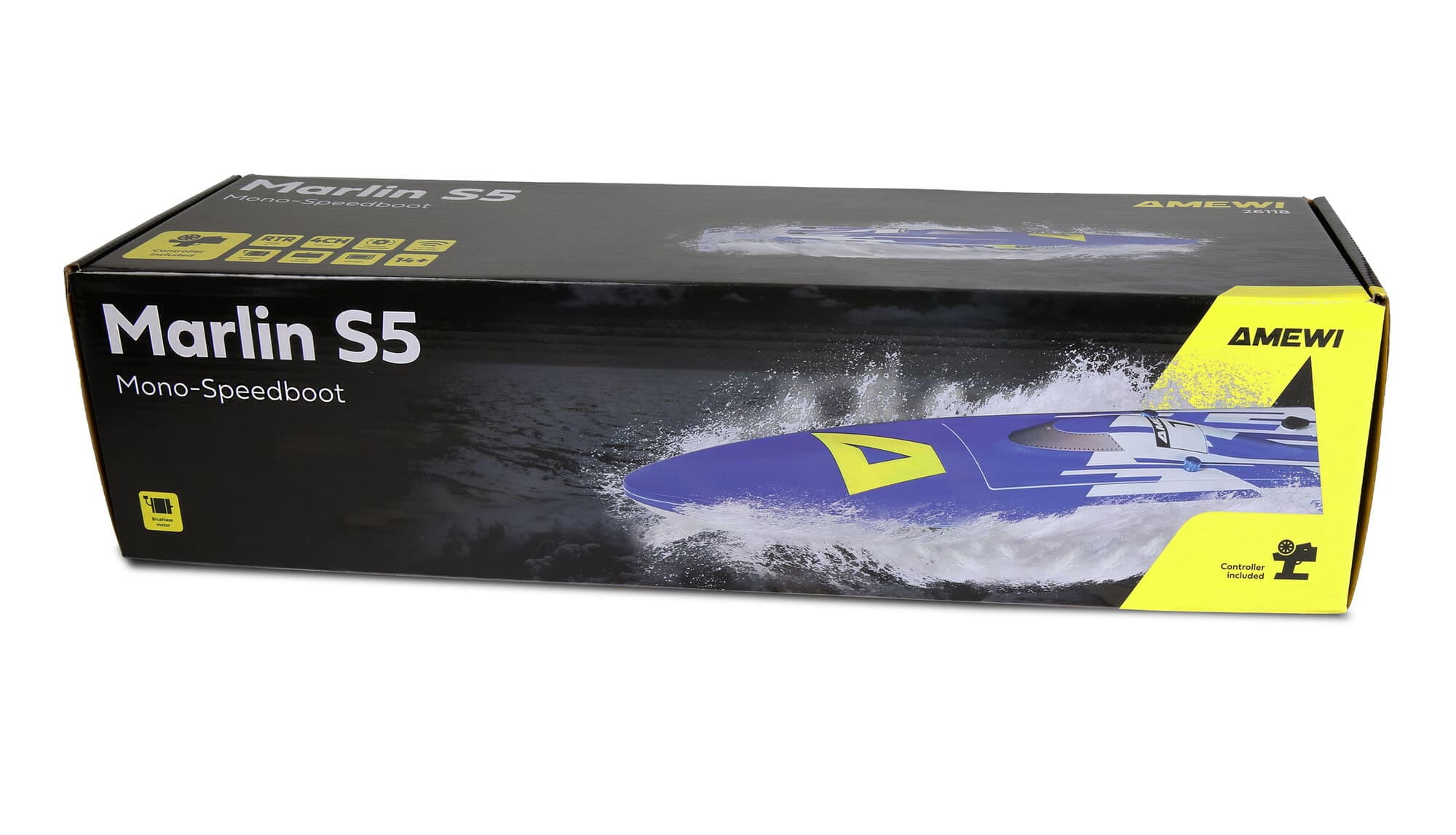 Amewi Marlin S5 Brushless Mono-Speedboot RTR