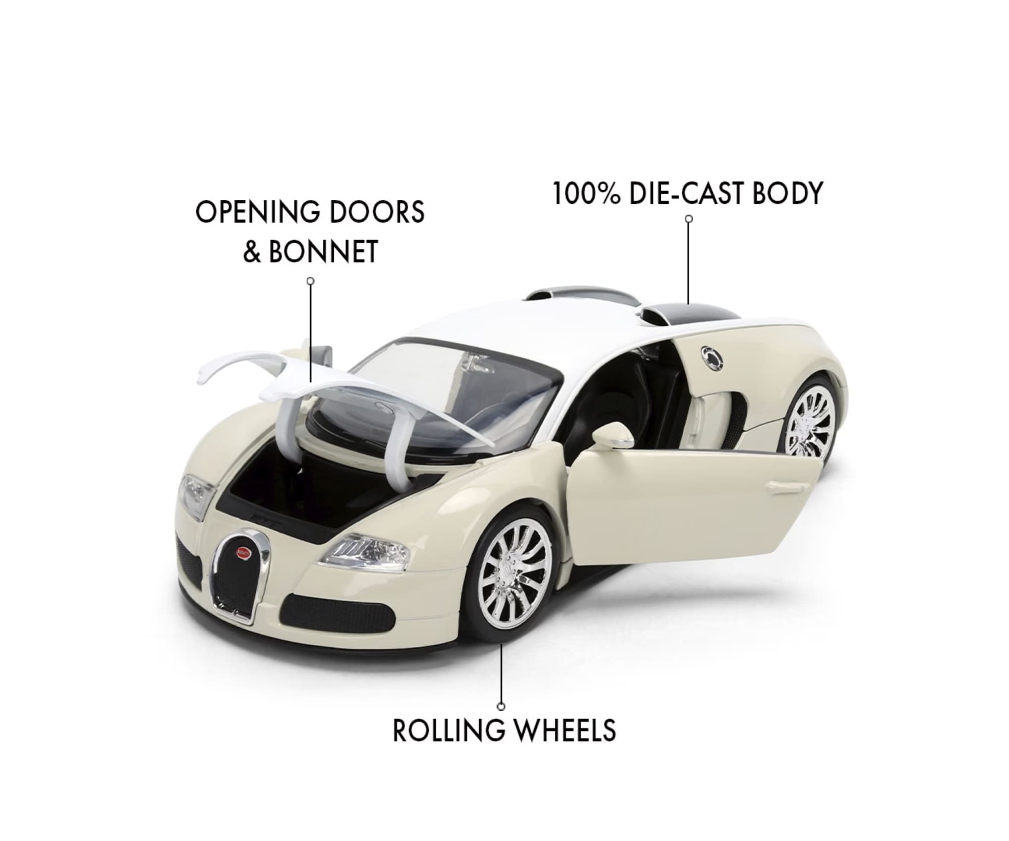 Jada Toys Fast _ Furious Bugatti Veyron 2011 1_24 weiss