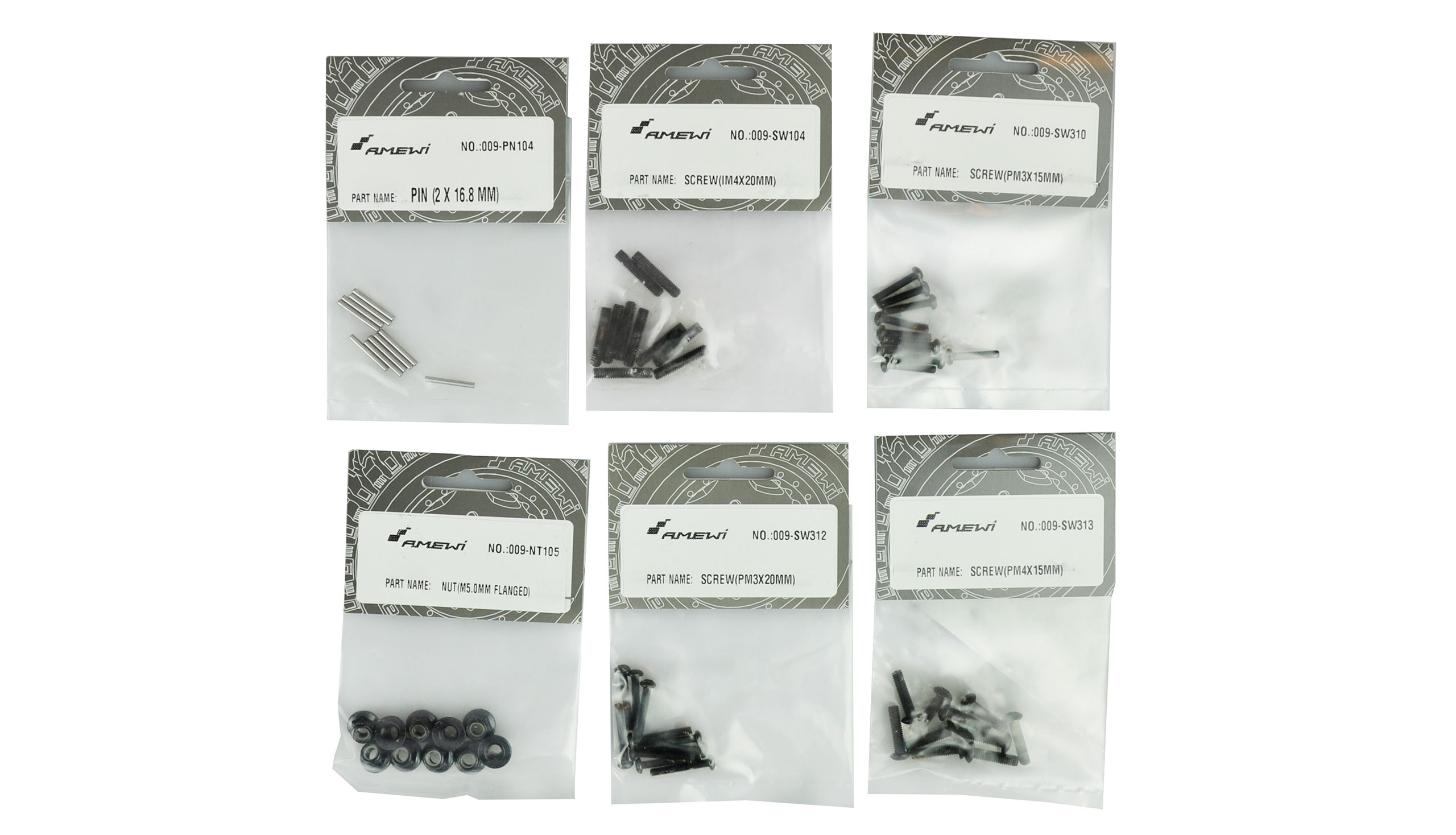 Amewi ET9999 Schrauben, Pin & O-Ring Set AM10T