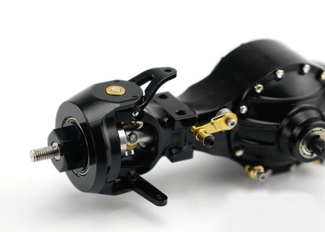 Lesu 1_14 Differenzialachse V2 vorne sperrbar ohne Durchtrieb Alu - RC-Zubehoer