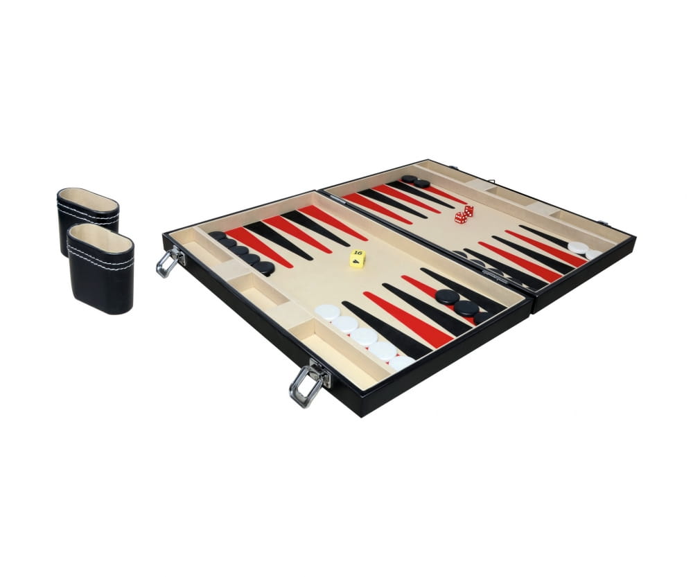 Noris Deluxe Backgammon Koffer - 15"