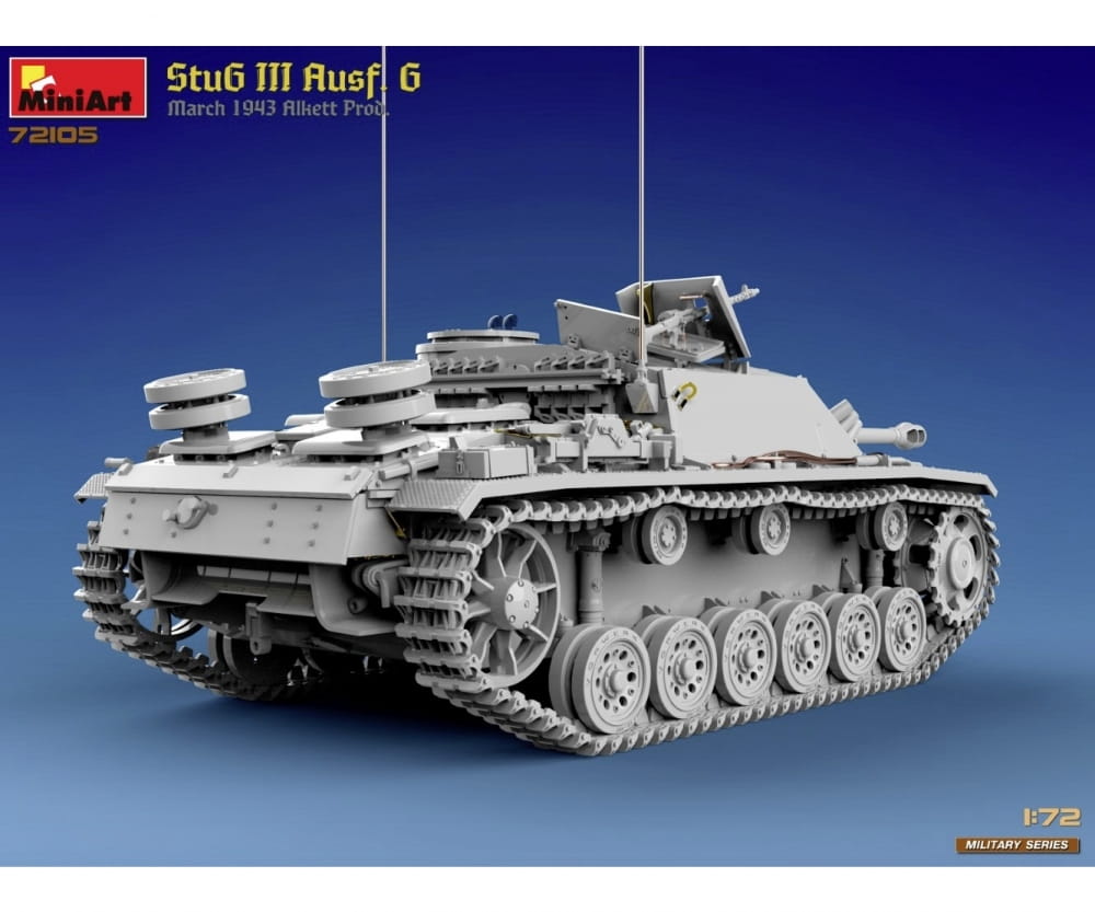 MiniArt 1:72 StuG III Ausf. G Prod. M Plastik Modellbausatz
