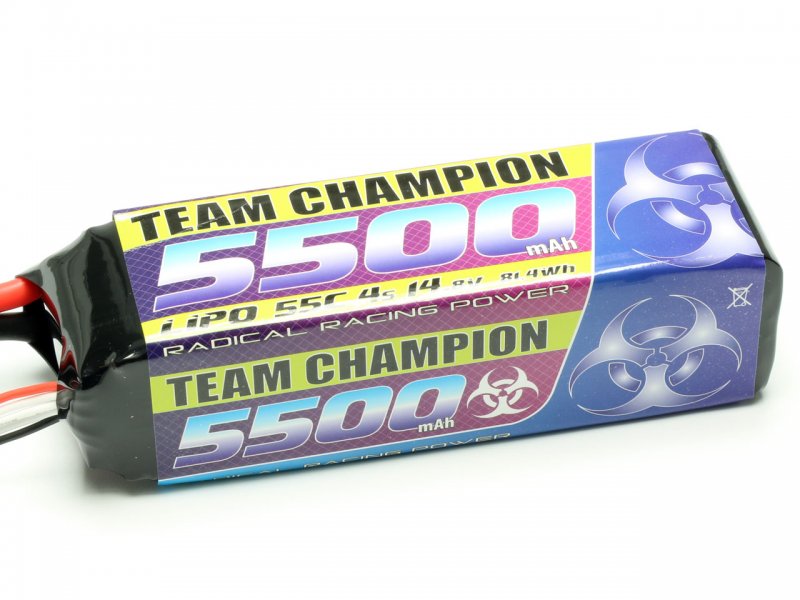 Pichler LiPo Akku Team Champion 5500 - 14_8V _ 55C _ XT90 - RC-Zubehoer